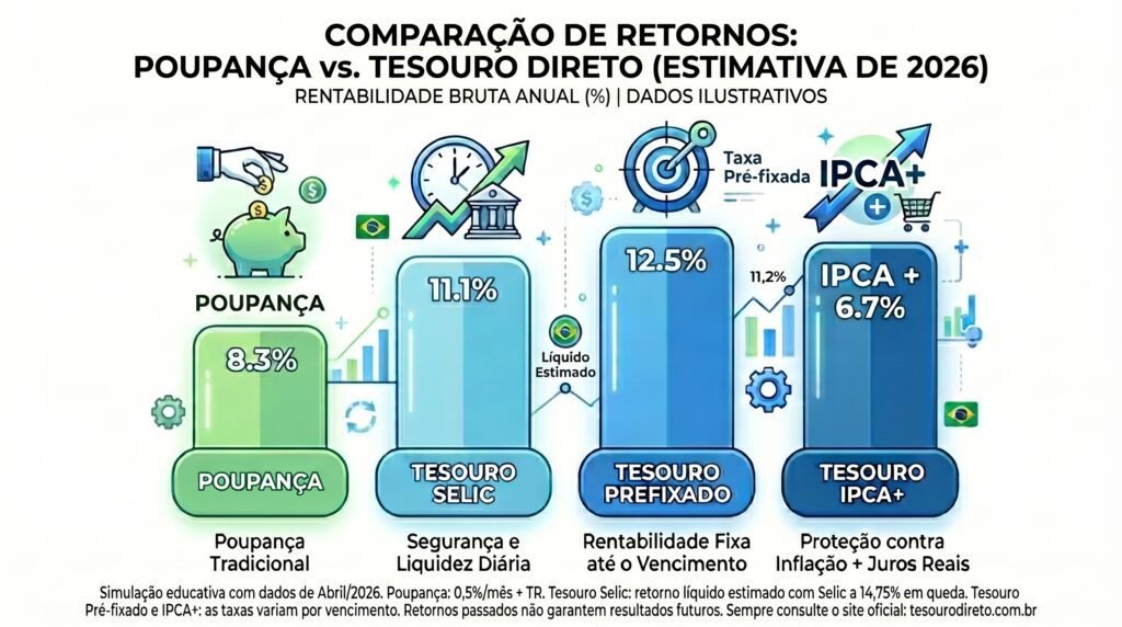 como investir tesouro direto 2026